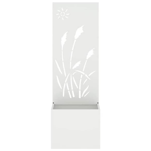 Maison Exclusive - Trädgårdsskyddsskärm Vit 50 x 32 x 150 cm