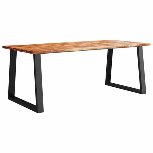 Maison Exclusive - Spisebord 200x90x75 cm i solid akacietræ med skarp kant