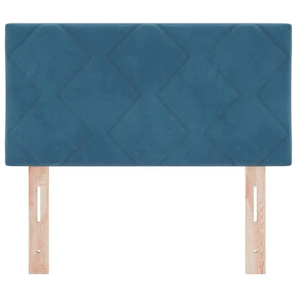 Maison Exclusive - LED-huvudgavel Mörkblå 80 cm Sammet