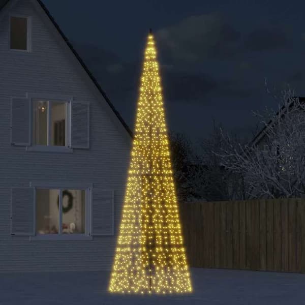 Maison Exclusive - LED-julgran 1534 LED vit 500 cm