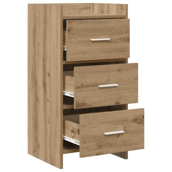 Maison Exclusive - Buffet i håndlavet egetræ 40 x 36 x 80 cm Ingeniørtræ