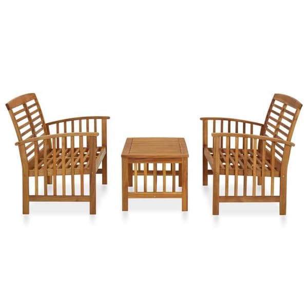 Maison Exclusive - Havegruppe 3 stk Solid akacietræ