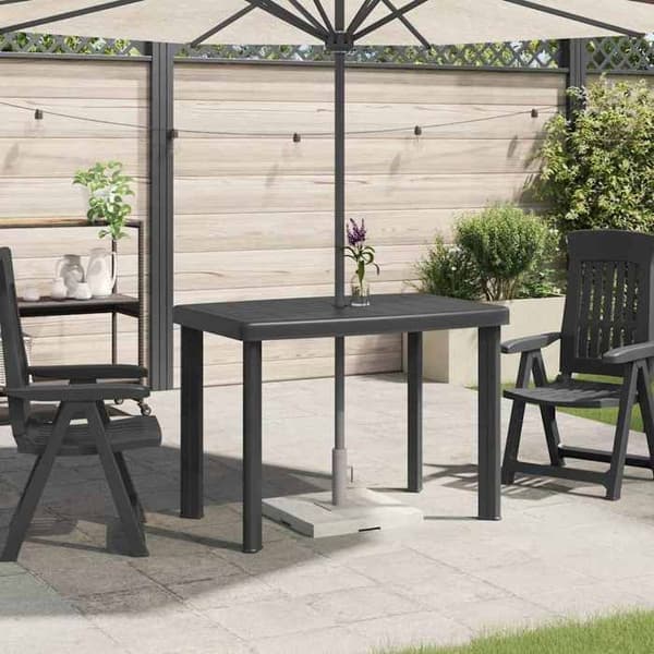 Maison Exclusive - Havebord Anthracite 101 x 68 x 72 cm Plastik