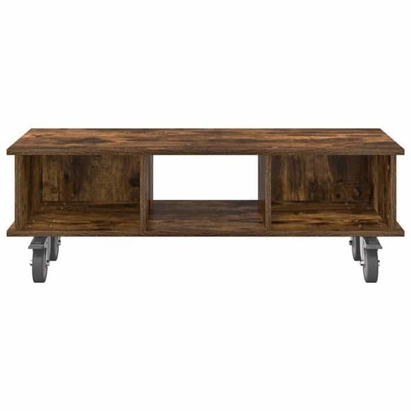 Maison Exclusive - TV-möbel 100 x 35 x 35 cm Rökek Ingenjörsträ