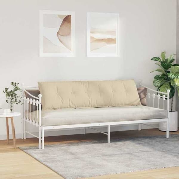 Maison Exclusive - Kuddstöd Creme 180 x 19 x 50 cm tyg
