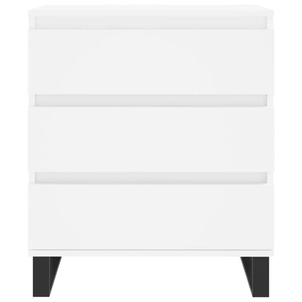 Maison Exclusive - Buffé Vit 60x35x70 cm Ingenjörsträ
