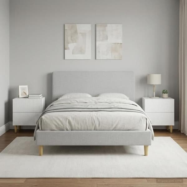Maison Exclusive - Natbord 2 dele Hvid 43 x 34,5 x 48 cm