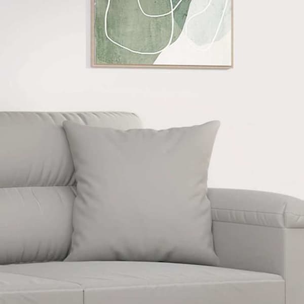 Maison Exclusive - Koristepillowit 2 kpl Vaaleanharmaa Mikrofiilikangas Ljusgrått