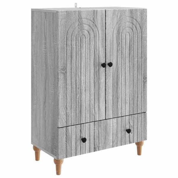 Maison Exclusive - Buffet Sonoma grå 66 x 34,5 x 95 cm Ingeniørtræ Grå