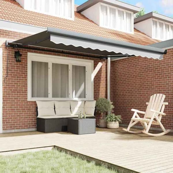 Maison Exclusive - Manuel markise ramme 3,5 x 2,5 m Antracit antracit