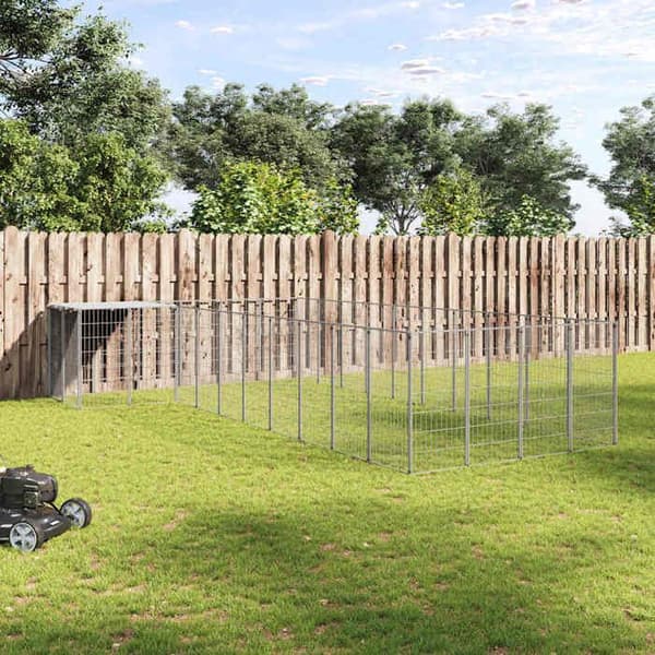 Eksklusivt Hus - Sølv Hundehus 13,31 m² Stål