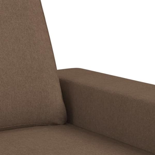 Maison Exclusive - 3-delad soffa i brun tyg