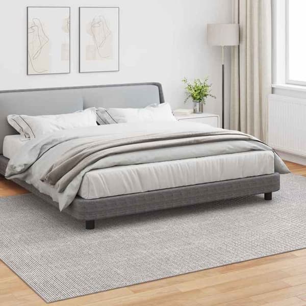 Maison Exclusive - Indendørs tæppe LUGO Creme og grå 280 x 200 cm Polyester