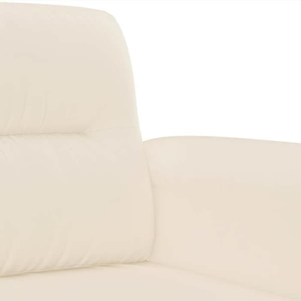 Maison Exclusive - 3-delars soffgrupp med beige mikrofiberkuddar beige