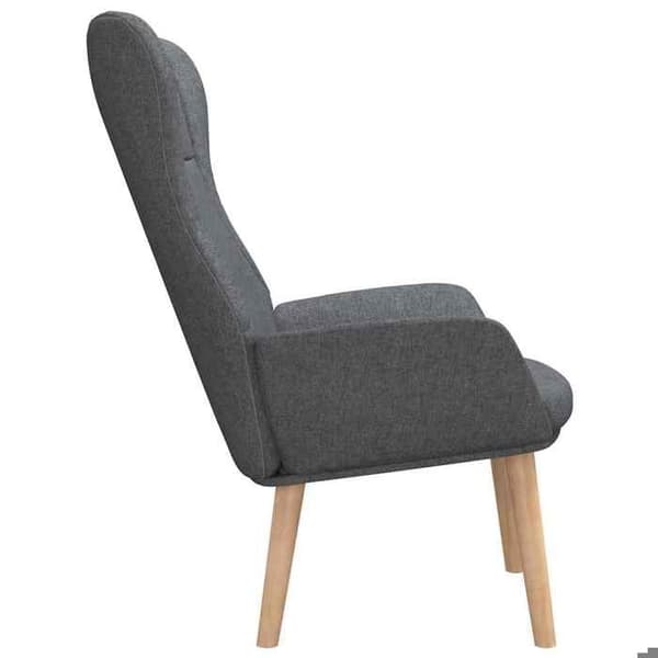 Maison Exclusive - Mørkegrå afslapningsstol i stof