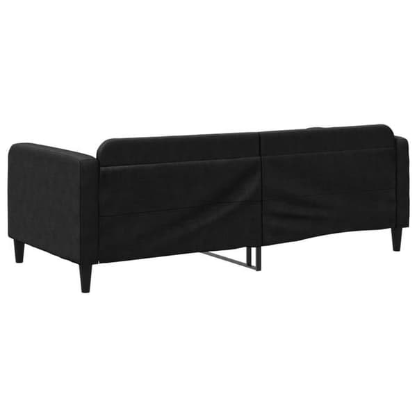 Maison Exclusive - Sengebund uden madras sort 90x200 cm stof