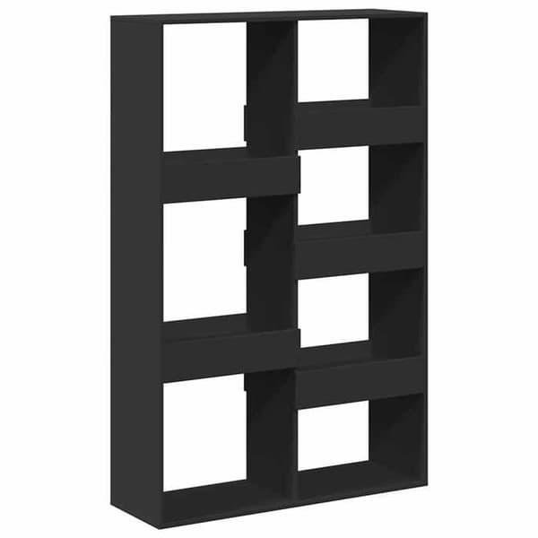 Maison Exclusive - Bibliotek sort 100x33x155,5 cm ingeniørtræ