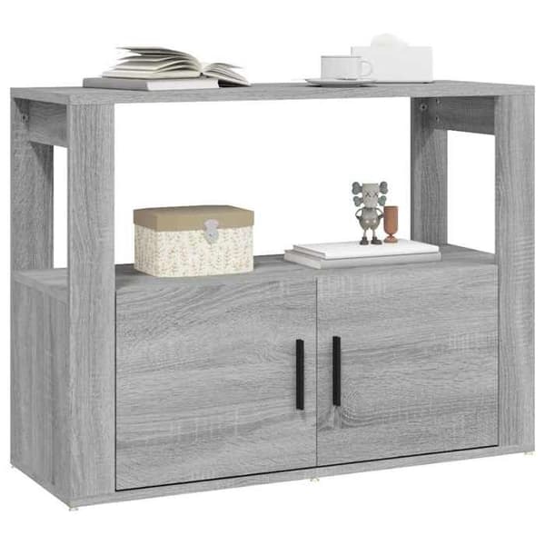 Maison Exclusive - Buffé Sonoma grå 80x30x60 cm Ingenjörsträ