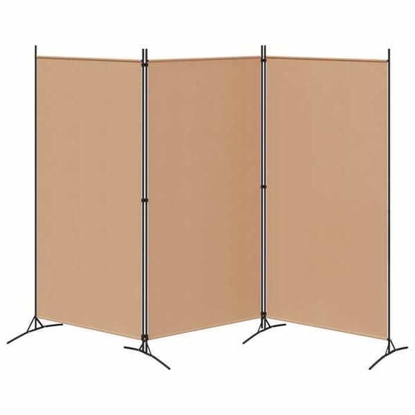 Maison Exclusive - Paravent med 2 paneler Beige 260 x 180 cm Tyg