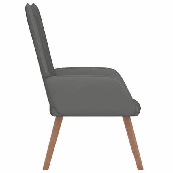 Maison Exclusive - Mørkegrå Velour Relax stol