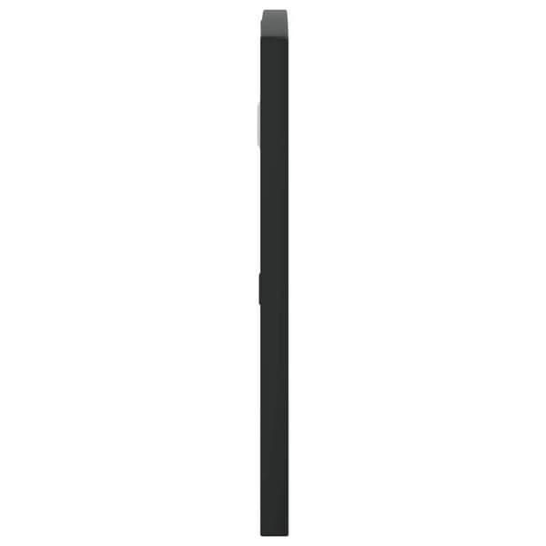 Maison Exclusive - Svart väggspegel 60x30 cm järnbåge