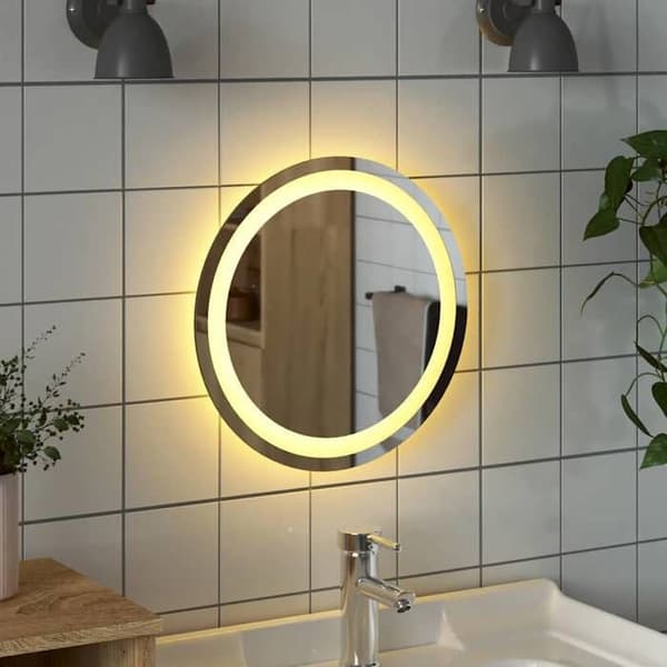 Maison Exclusive - LED-kylpyhuonepeili 40 cm pyöreä