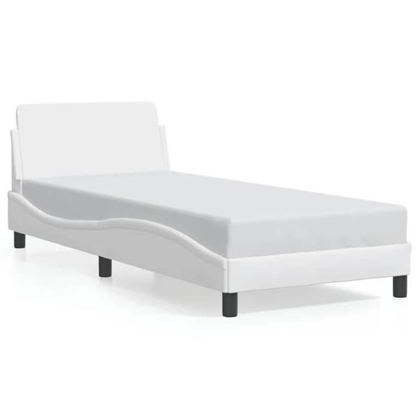 Maison Exclusive - Dover sängram vit 80x200 cm konstläder
