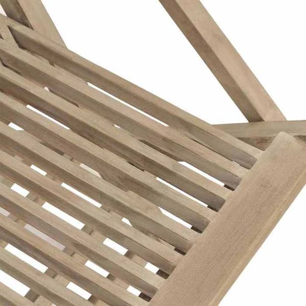 Maison Exclusive - Fällbara stolar 8 stycken grå 56x61x89 cm i massivt teakträ Grå