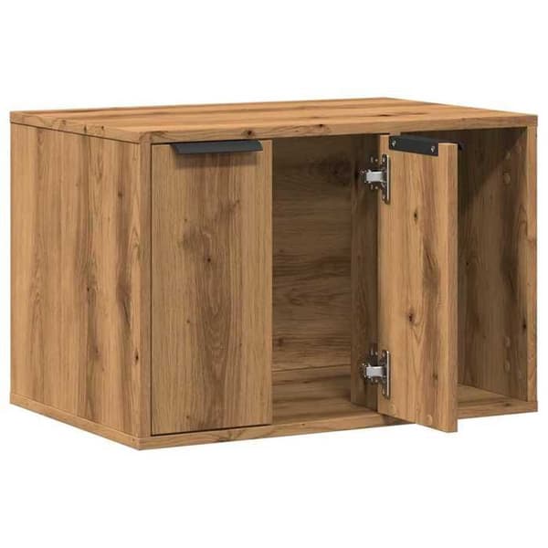 Maison Exclusive - Håndlavet kattebakke møbel i egetræ 60x40x40 cm