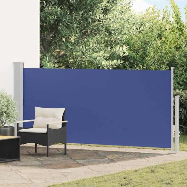 Maison Exclusive - Fällbart sidotak 140 x 300 cm Blå