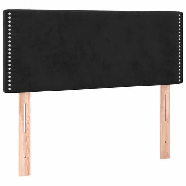 Maison Exclusive - Musta pääty 100x5x78/88 cm Sametti Svart