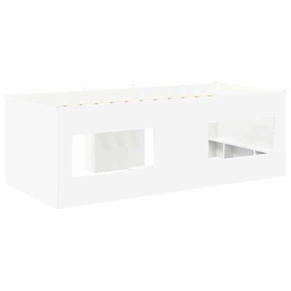 Maison Exclusive - Hög Sängram för Barn Vit 90 x 190 cm