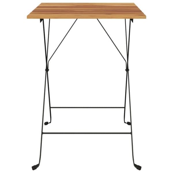 Maison Exclusive - Fällbord för bistro 55x54x71cm i solid teak och stål