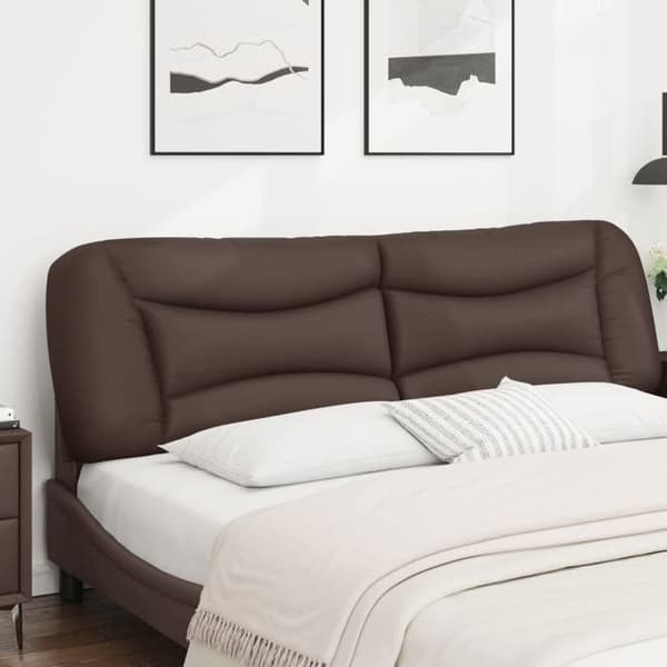 Maison Exclusive - Huvudgavelkudde Hvar brun 180 cm i konstläder