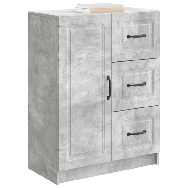 Maison Exclusive - Buffet Grå beton 66 x 34,5 x 87 cm Ingeniørtræ