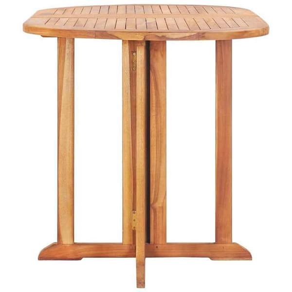 Maison Exclusive - Fällbord för trädgård fjäril 120x70x75 cm Solid teakträ