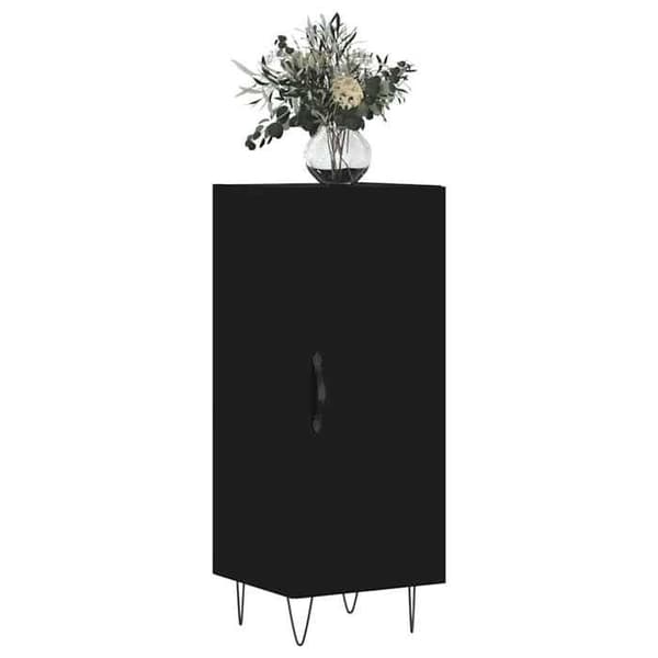 Maison Exclusive - Buffet Sort 34,5x34x90 cm Ingeniørtræ