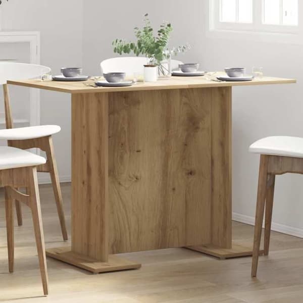 Matbord - EXKLUSIV HEM - 110 x 60 x 75 cm - Ingenjörsträ - Rektangulär - Brun