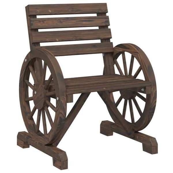 Maison Exclusive - Trädgårdsstolar set om 2 58x58x78,5 cm massiv gran