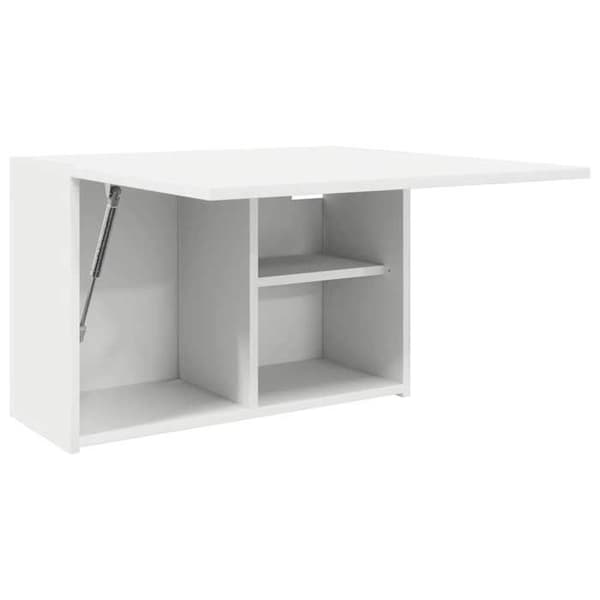 Maison Exclusive - Väggmonterad badrumsskåp vit 60x25x40 cm ingenjörsträ Vit