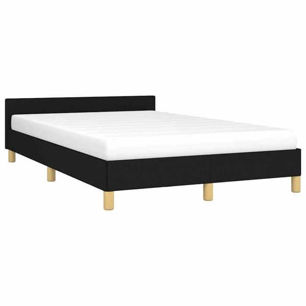 Maison Exclusive - Sengestel uden madras sort 120x200 cm stof