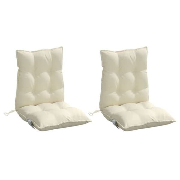 Maison Exclusive - Udendørs pude 2 stk Creme 100 x 50 x 7 cm