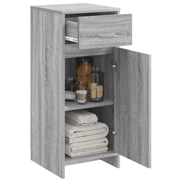 Maison Exclusive - Sonoma grå badeværelsesskab 35 x 36,5 x 85 cm