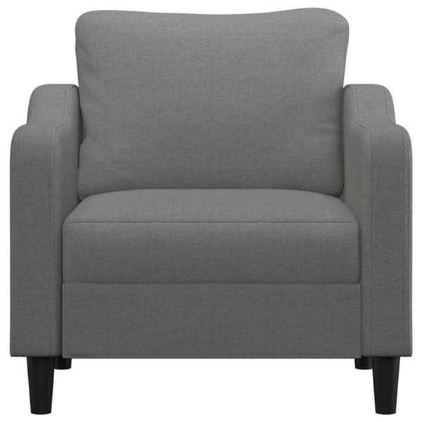 Maison Exclusive - Tummanharmaa nojatuoli 60 cm Kangas