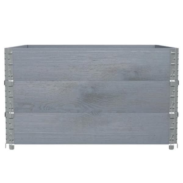 Jardinière - MAISON EXCLUSIVE - Pino - Harmaa - 100x100 cm Grå