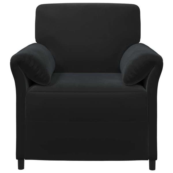 Maison Exclusive - 1-personers Sofa Sort Velour