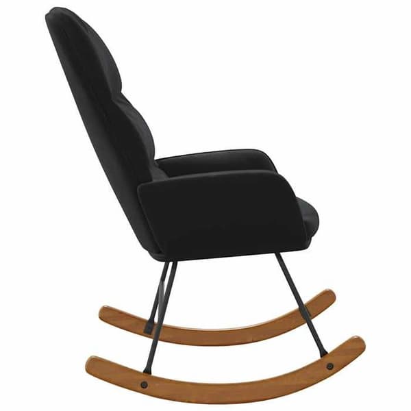 Maison Exclusive - Sort velour gyngestol