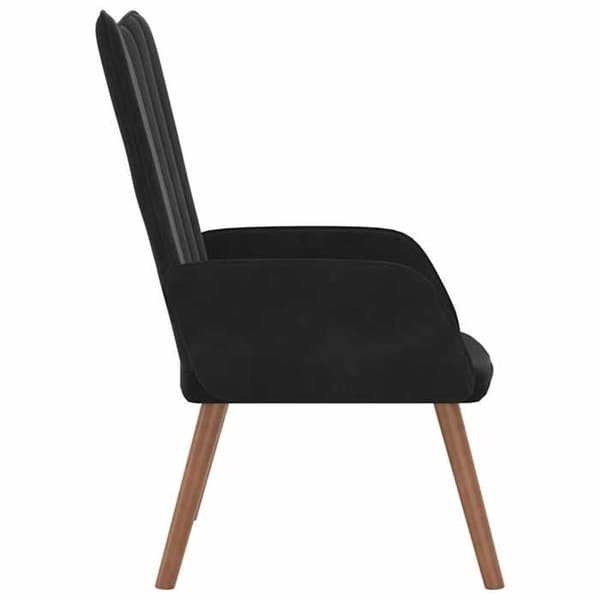 Maison Exclusive - Svart Sammet Relaxstol
