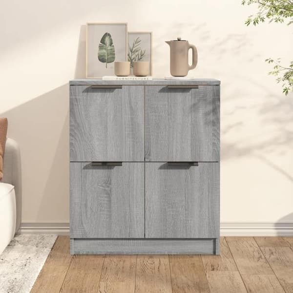 Maison Exclusive - Buffet Sonoma grå 60x30x70 cm Ingenjörsträ