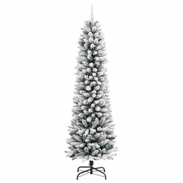 Kunstig juletræ - EKSKLUSIV HUS - 150 cm - Hvid - Varm hvid LED - USB-strøm Vit